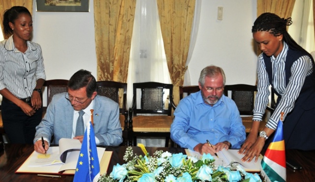 Seychelles gets 100 thousand euro EU grant