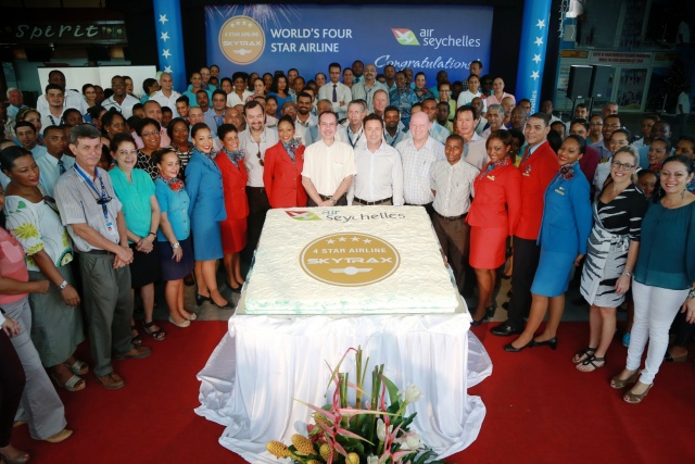 Air Seychelles named four-star airline by Skytrax