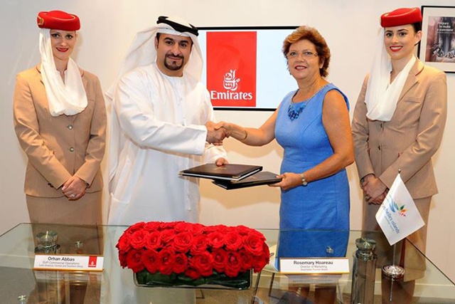 Emirates airline renews Seychelles partnership for tourism branding