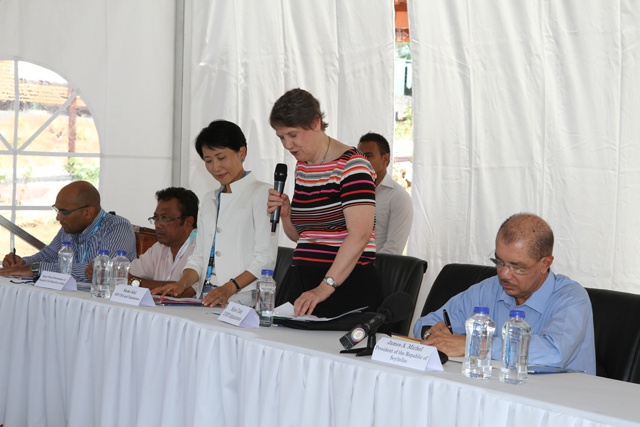 The global community needs to invest more in oceanic research, says Seychelles president at UNDP-GEF event in Samoa