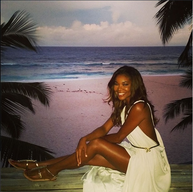 A Union made in paradise! American actress Gabrielle Union says goodbye to Seychelles in last leg of honeymoon trip