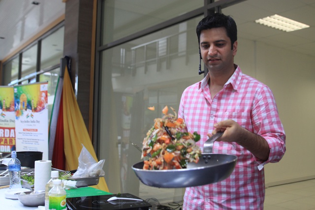 Masterchef Kunal Kapur sizzles at Seychelles' Eden Plaza