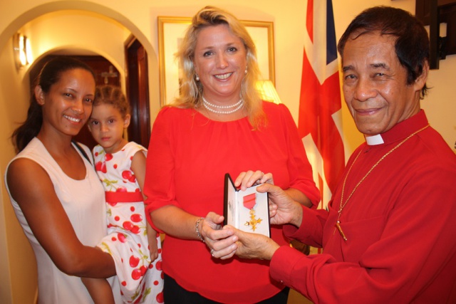 British government awards rare honour to Seychelles Archbishop Emeritus French Chang-Him