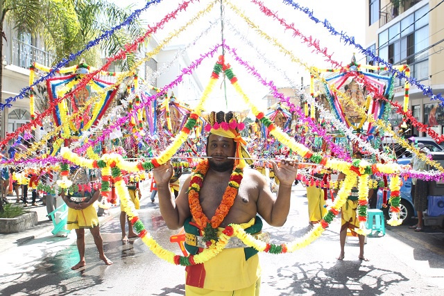 Seychelles Hindu devotees show their mettle at Thaipoosam Kavadi Festival