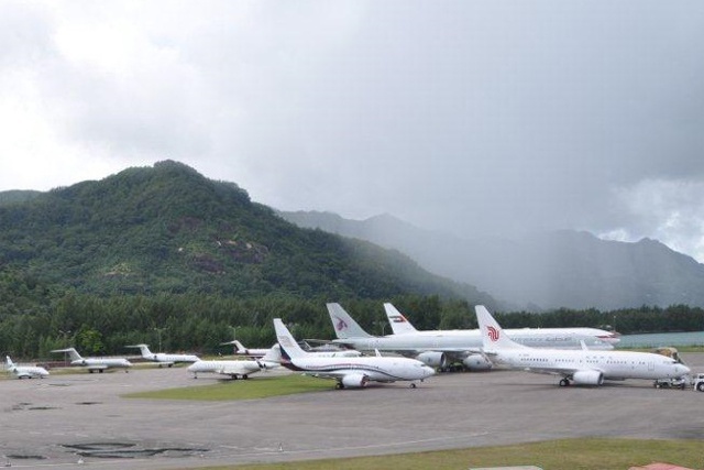 Les avions privés transportant des touristes en vacances aux Seychelles, en hausse.