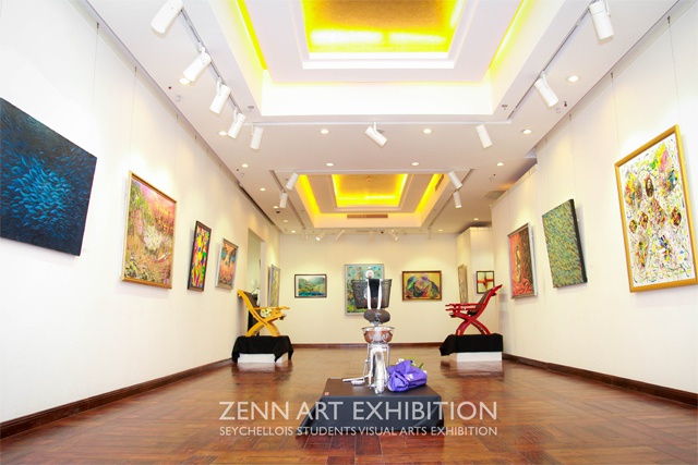 Uniting to showcase cultures through art - Seychellois students host 'ZENN Exhibition' in China