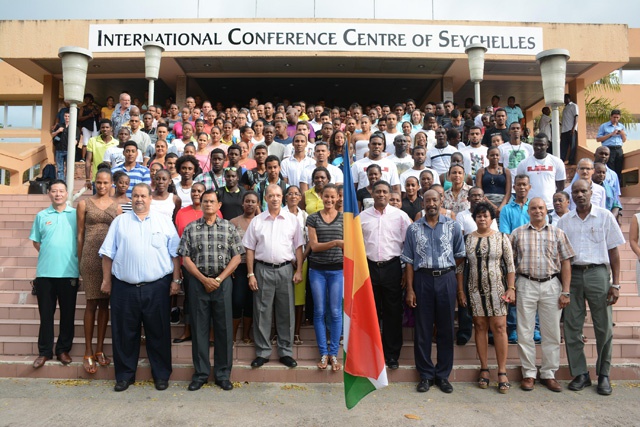 Un premier groupe d’athlètes des Seychelles a déjà rejoint la Réunion pour les JIOI.