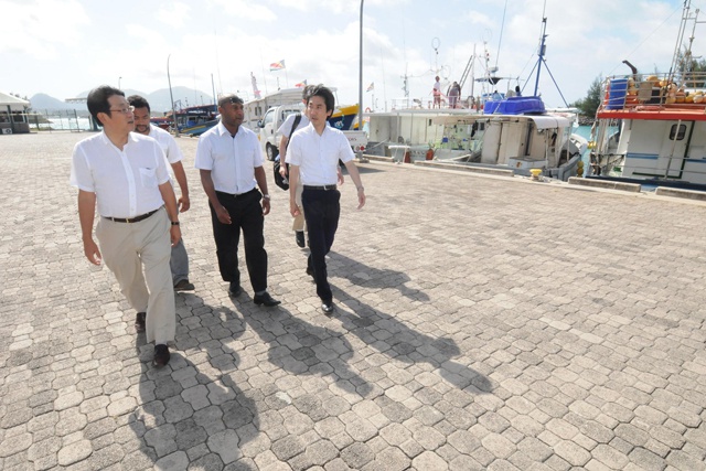 Fisheries development and climate change mitigation the main focus of Japan's State Minister of Foreign Affairs' visit to Seychelles