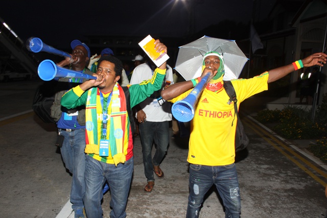 Fans rally behind the 'Walias': 400 Ethiopian football supporters in Seychelles for CAN 2017 qualifiers