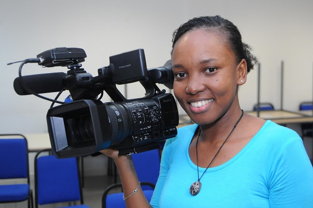 Camera rolling! Working in a 'man’s world' is not that difficult, says Seychelles national television's only camerawoman