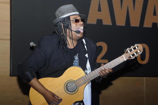 Seychelles musician Emmanuel Marie makes the fans dance in Dubai