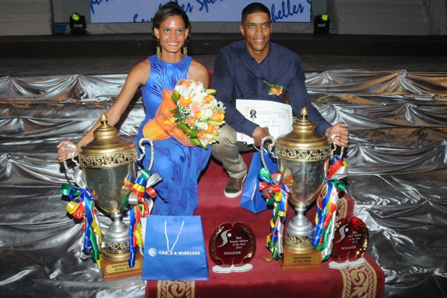La voile et le saut en hauteur ont décroché les prix les plus prestigieux dans le sport aux Seychelles pour 2015  !