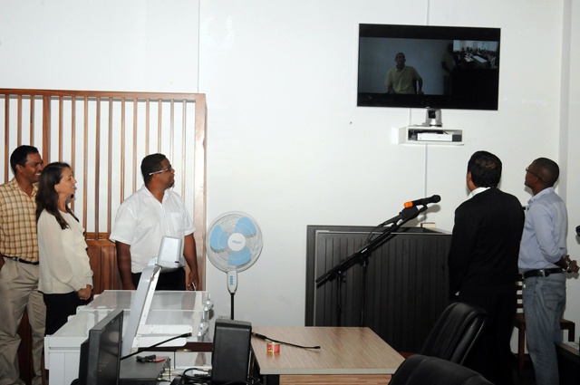 First video evidence system operational for Seychelles' courts