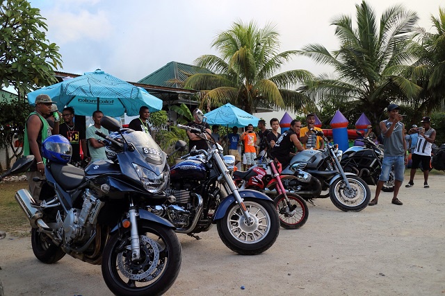 Les passionnés de motos des Seychelles ont assisté à leur tout premier spectacle de motos