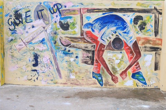 Spreading a message through paint: South African artist promotes street art in Seychelles
