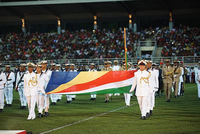 President Michel urges unity at Seychelles' independence celebration