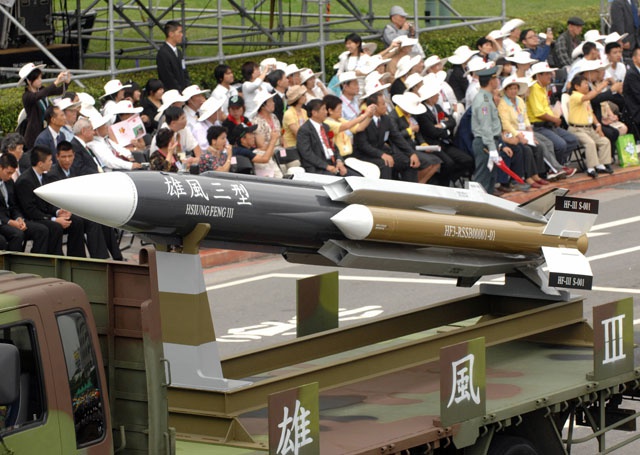 Taiwan mistakenly fires 'carrier killer' missile towards China