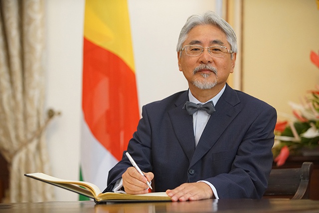 New Japanase ambassador to Seychelles eyes further cooperation in fisheries