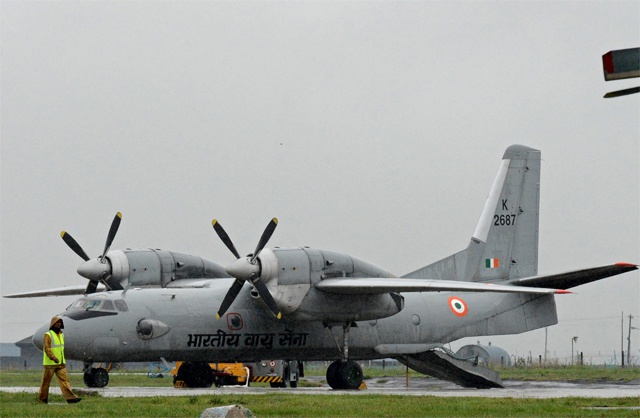 Indian air force says plane goes missing with 29 on board