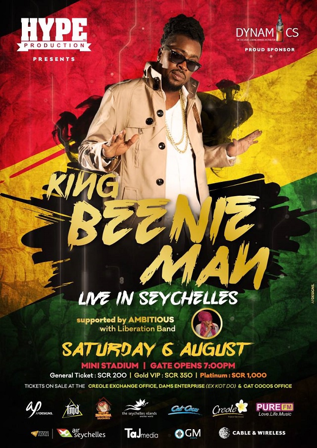 Jamaican dancehall artist postpones concert in Seychelles after contracting Zika virus