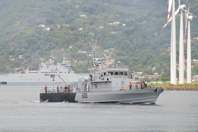Seychelles’ patrol ship Topaz due back in March after upgrade