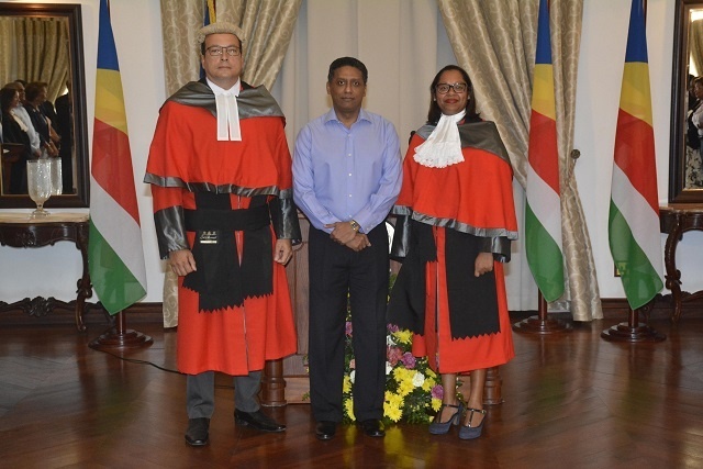 Les nouveaux juges de la Cour Suprême et ombudsman des Seychelles ont prêté serment