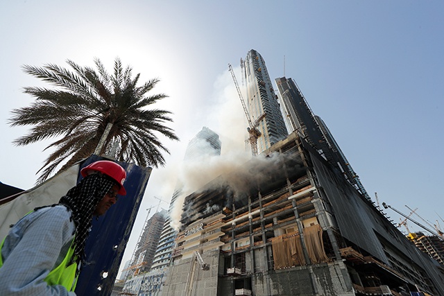 Dubaï: nouvel incendie près de la plus haute tour du monde