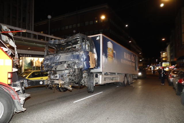 Sweden arrests man for 'terrorist crime' after truck attack