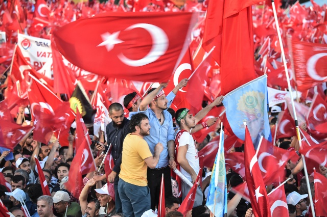 Turkey marks coup defeat with rallies, Erdogan warning to 'traitors'