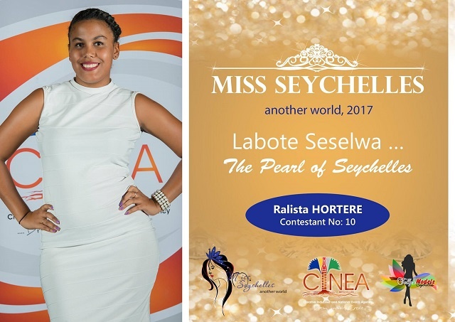 Intelligence, personality, inner beauty all important for Miss Seychelles 2017, contestant Ralista Hortere says