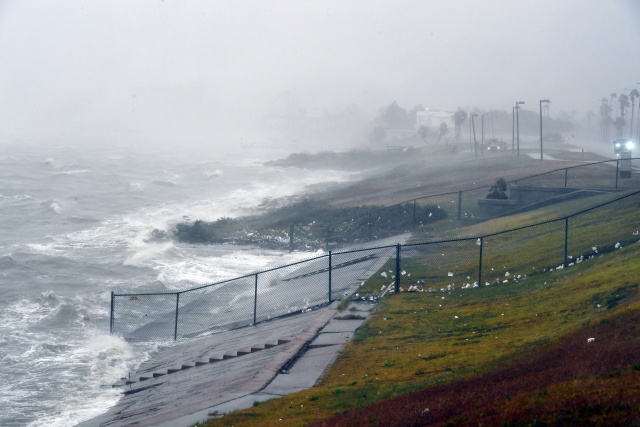 Hurricane Harvey makes landfall in Texas