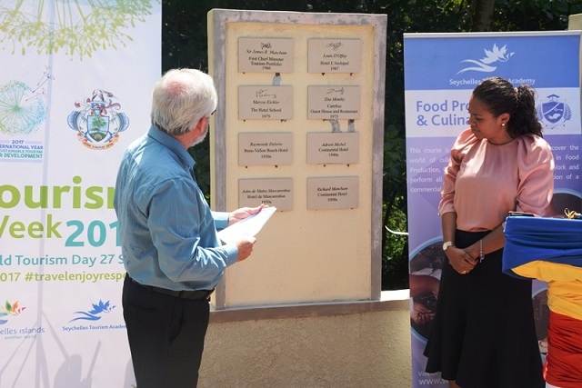 8 Seychellois memorialised at Seychelles Tourism Academy for past work