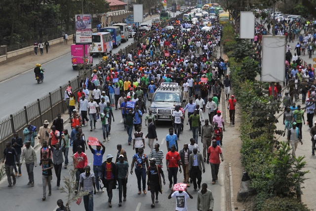 Kenyan opposition leader Odinga abandons poll re-run