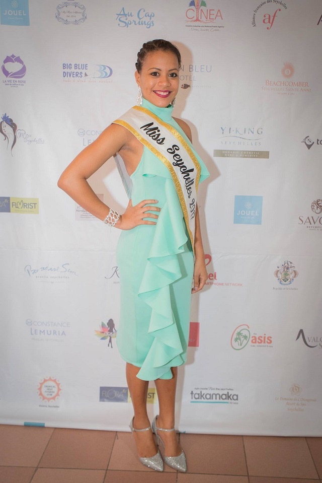 Miss Seychelles leaves for global beauty pageant in China