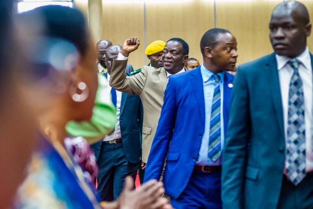 Zimbabwe's Mnangagwa set to strengthen grip at party meeting