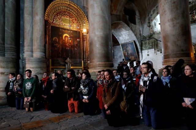 Church at Jesus's traditional burial site reopens after protest