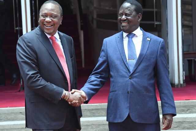 Kenya president, opposition leader pledge reconciliation