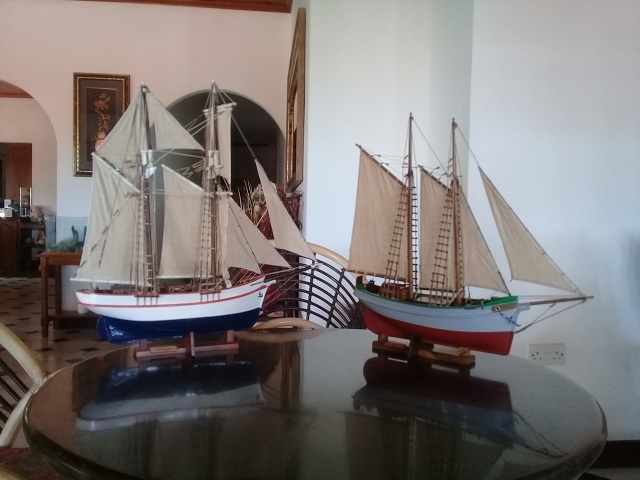 Seychellois couple builds model schooners to promote history of travel across island nation