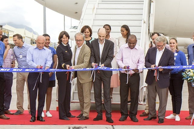 Inaugural ceremony marks return of Air France, via subsidiary airline Joon, to Seychelles