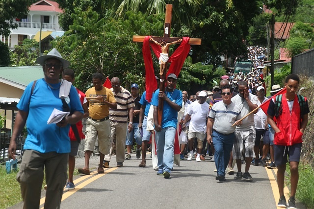 Seychellois Mark Good Friday with prayers, chants during Way of the Cross procession