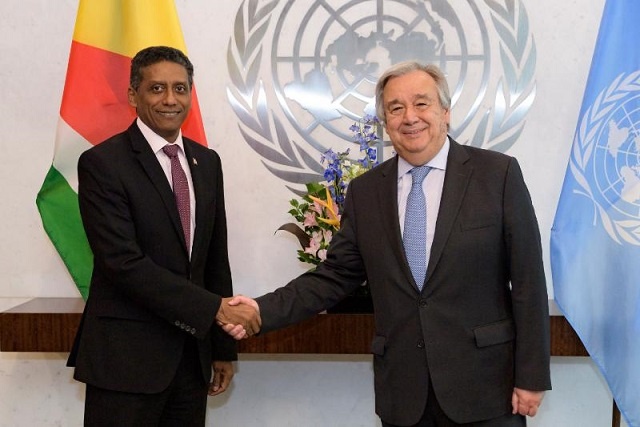 UN secretary-general commends Seychelles’ leadership as ocean conservation champion