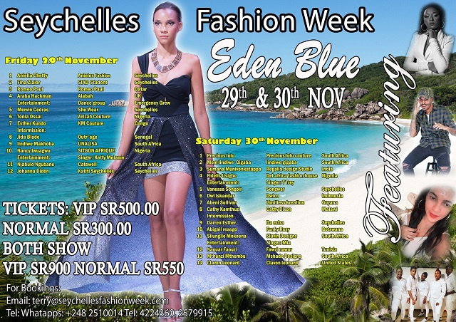 7 designers soon heading to Seychelles from countries around the world