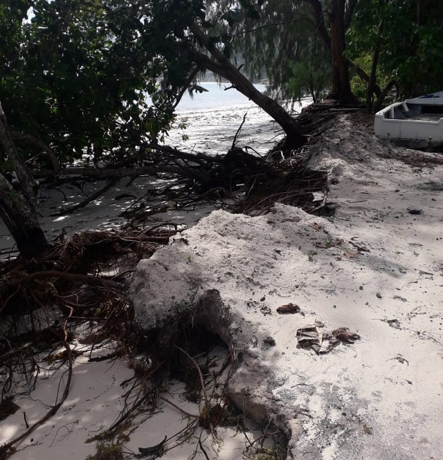 Severe coastal erosion due to climate change forcing Seychelles to fight back against higher seas