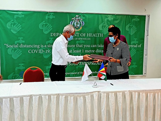 Japan gives Seychelles $1 million for medical equipment to fight COVID-19