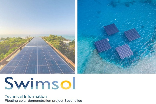 Un projet de panneaux solaires flottant sera installé aux Seychelles