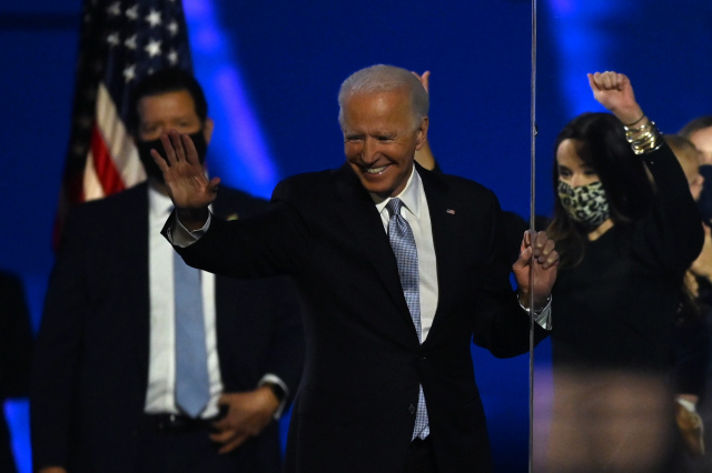 Biden urges unity in victory speech after beating Trump