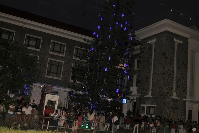 Seychelles' capital lights up for (low-key COVID) Christmas