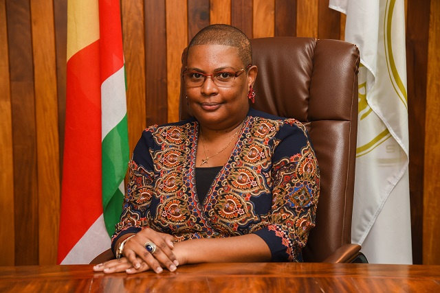 Seychelles' Central Bank governor recognised with Africa's Woman Leader award