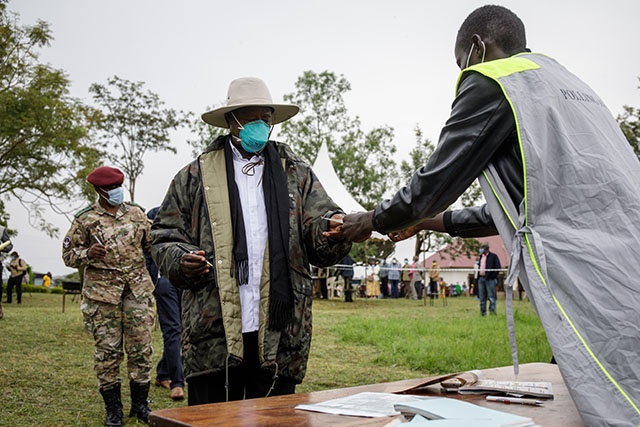 Uganda's Museveni on track for sixth term as president