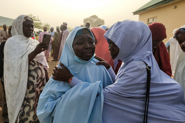 Shooting mars reunion of freed Nigerian schoolgirls with parents